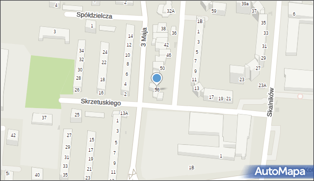 Polkowice, Skalników, 56, mapa Polkowice