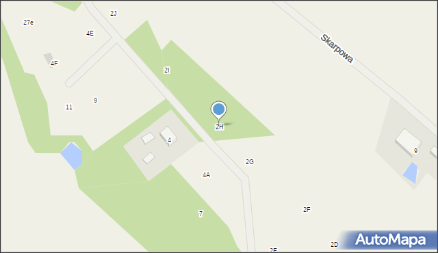 Pomlewo, Skarpowa, 2H, mapa Pomlewo