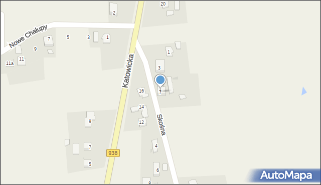 Pruchna, Skośna, 7, mapa Pruchna