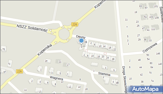 Pruszcz Gdański, Skolimowskiej Kamili, 1, mapa Pruszcz Gdański