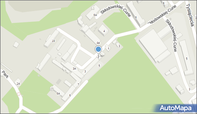 Przeworsk, Skłodowskiej-Curie Marii, 2, mapa Przeworsk