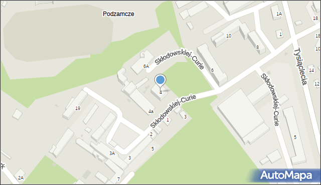 Przeworsk, Skłodowskiej-Curie Marii, 4, mapa Przeworsk