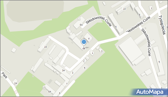Przeworsk, Skłodowskiej-Curie Marii, 4a, mapa Przeworsk