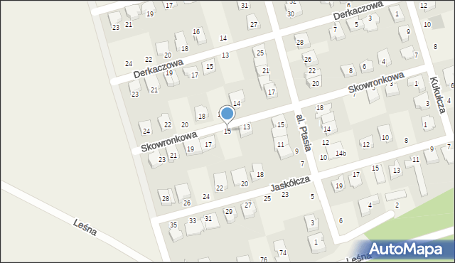 Przeźmierowo, Skowronkowa, 15, mapa Przeźmierowo