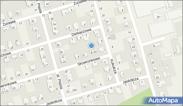 Przeźmierowo, Skowronkowa, 4, mapa Przeźmierowo