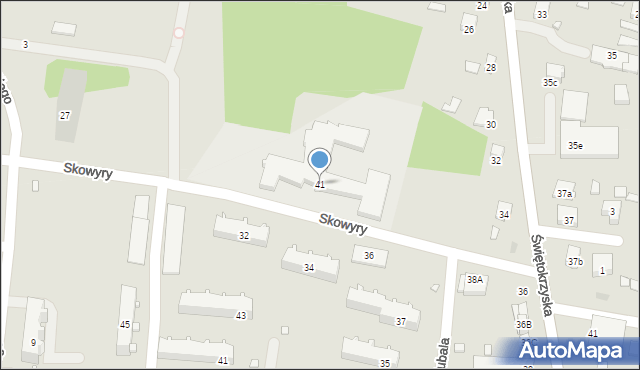 Przysucha, Skowyry, 41, mapa Przysucha