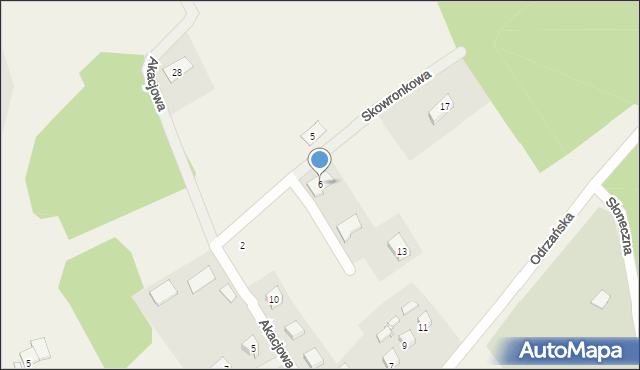Przytok, Skowronkowa, 8, mapa Przytok