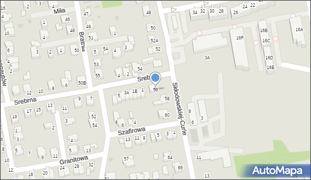 Pszczyna, Skłodowskiej-Curie Marii, 56, mapa Pszczyny