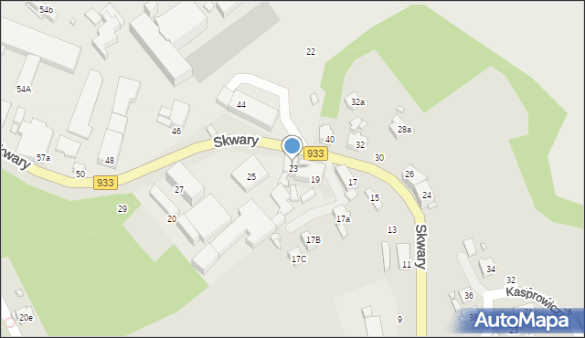 Pszów, Skwary Pawła, ks., 23, mapa Pszów