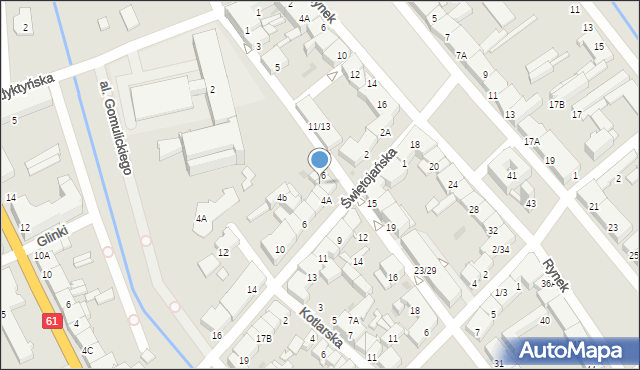 Pułtusk, Skargi Piotra, ks., 8, mapa Pułtusk