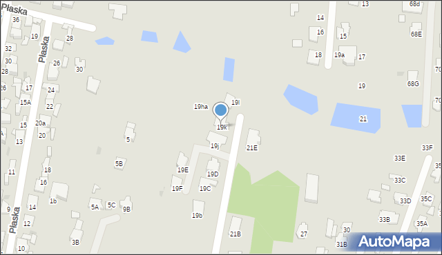 Radom, Skaryszewska, 19k, mapa Radomia