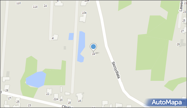 Radom, Skrzydlata, 14, mapa Radomia