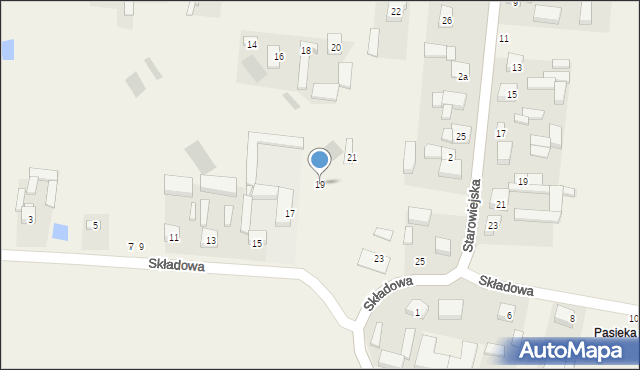 Radoszewice, Składowa, 19, mapa Radoszewice