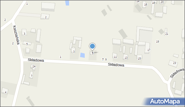 Radoszewice, Składowa, 5, mapa Radoszewice