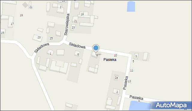 Radoszewice, Składowa, 8, mapa Radoszewice