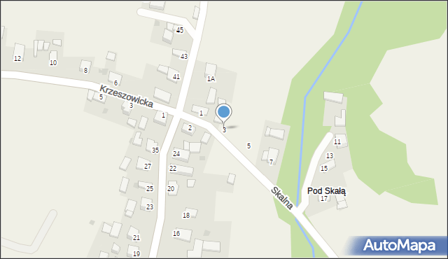 Radwanowice, Skalna, 3, mapa Radwanowice