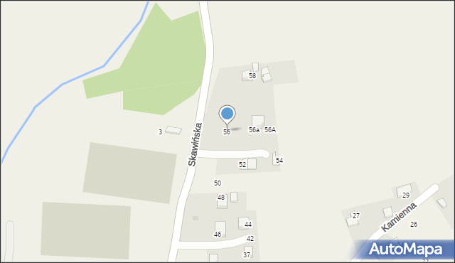 Radziszów, Skawińska, 56, mapa Radziszów