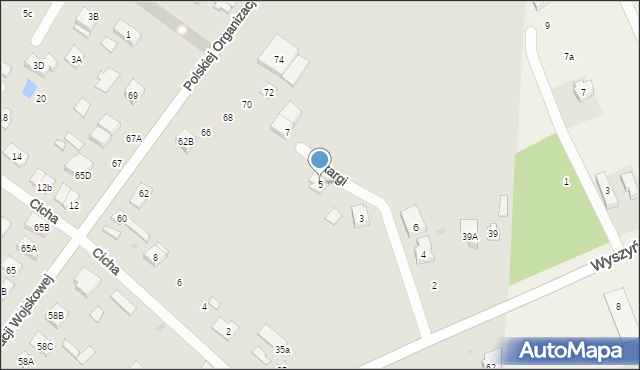 Radzymin, Skargi Piotra, ks., 5, mapa Radzymin