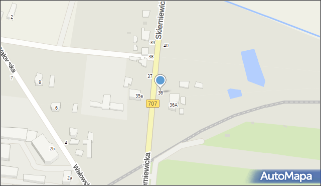 Rawa Mazowiecka, Skierniewicka, 36, mapa Rawa Mazowiecka