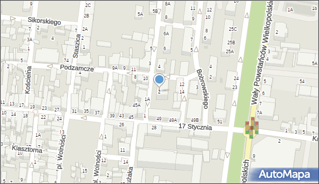 Rawicz, Skargi Piotra, ks., 2, mapa Rawicz