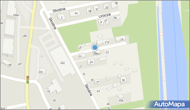 Rembelszczyzna, Skośna, 23a, mapa Rembelszczyzna