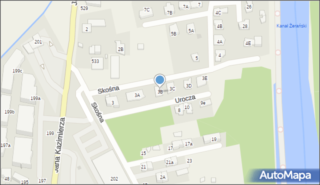 Rembelszczyzna, Skośna, 3B, mapa Rembelszczyzna