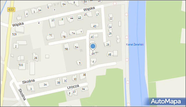 Rembelszczyzna, Skośna, 4A, mapa Rembelszczyzna