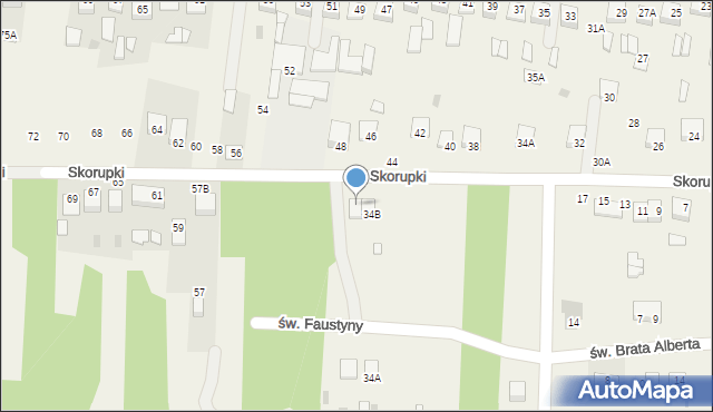 Rogóźno, Skorupki Ignacego Jana, ks., 41, mapa Rogóźno