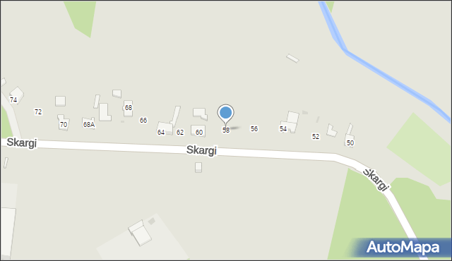 Ruda Śląska, Skargi Piotra, ks., 58, mapa Rudy Śląskiej