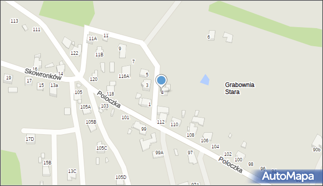 Rybnik, Skowronków, 4, mapa Rybnika