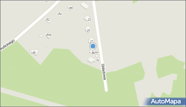 Rybnik, Składowa, 29, mapa Rybnika