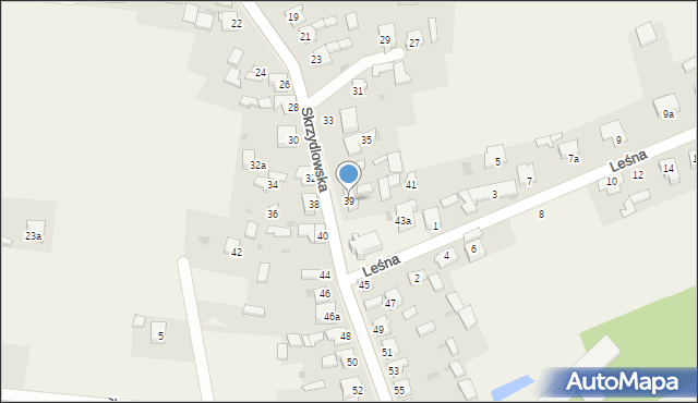 Rzerzęczyce, Skrzydlowska, 39, mapa Rzerzęczyce