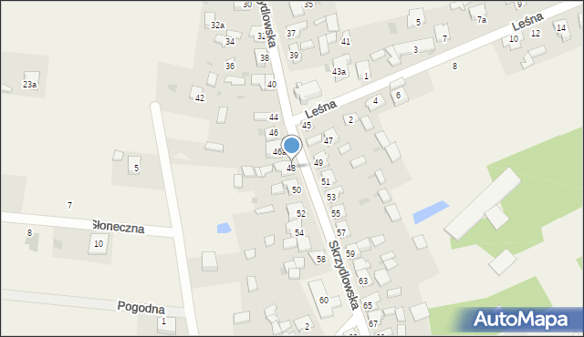 Rzerzęczyce, Skrzydlowska, 48, mapa Rzerzęczyce