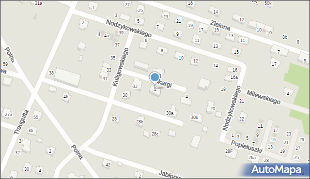 Serock, Skargi Piotra, ks., 2, mapa Serock