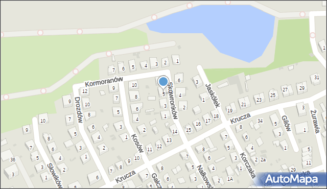 Siemianowice Śląskie, Skowronków, 5, mapa Siemianowice Śląskie