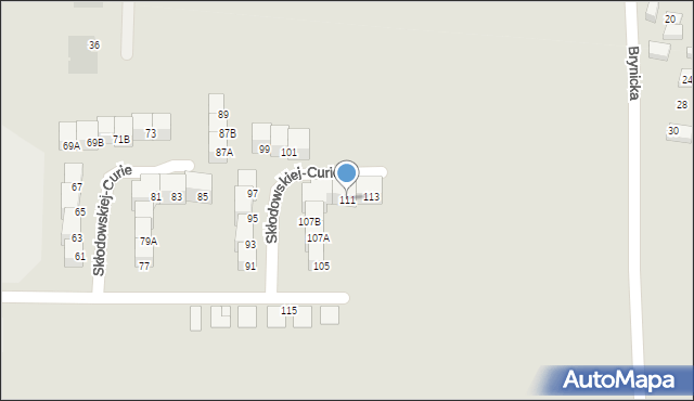 Siemianowice Śląskie, Skłodowskiej-Curie Marii, 111, mapa Siemianowice Śląskie