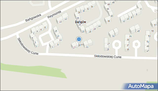 Siemianowice Śląskie, Skłodowskiej-Curie Marii, 19, mapa Siemianowice Śląskie