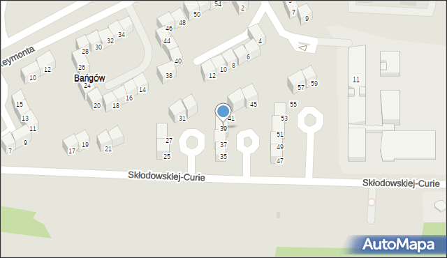 Siemianowice Śląskie, Skłodowskiej-Curie Marii, 39, mapa Siemianowice Śląskie
