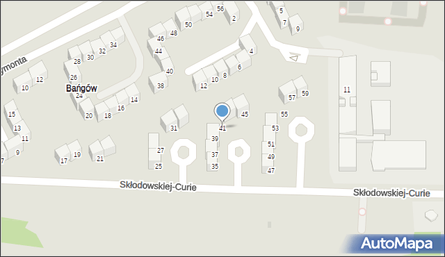 Siemianowice Śląskie, Skłodowskiej-Curie Marii, 41, mapa Siemianowice Śląskie