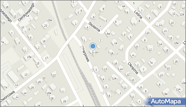 Sierakowice, Skarpowa, 2, mapa Sierakowice