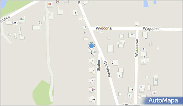 Siewierz, Skalna, 2, mapa Siewierz