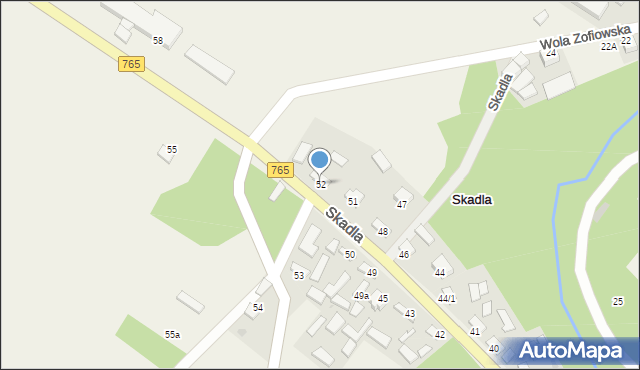 Skadla, Skadla, 52, mapa Skadla