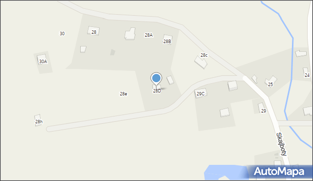 Skajboty, Skajboty, 28D, mapa Skajboty