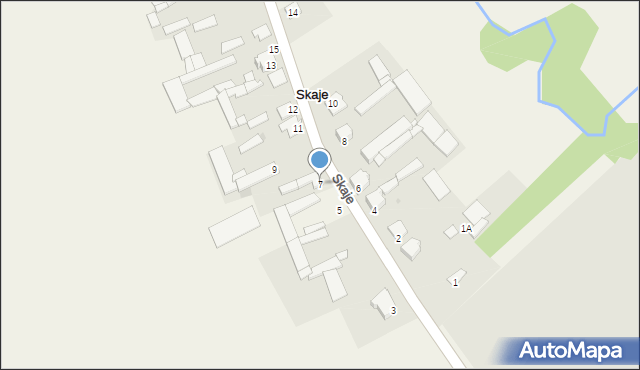 Skaje, Skaje, 7, mapa Skaje