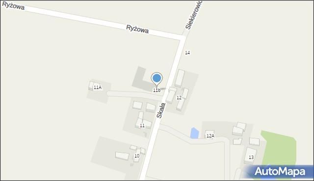 Skała, Skała, 11b, mapa Skała