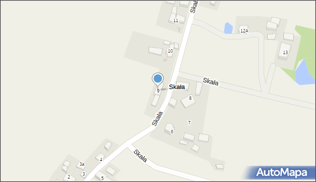 Skała, Skała, 9, mapa Skała