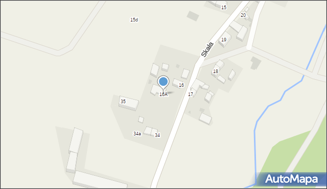 Skała, Skała, 16A, mapa Skała