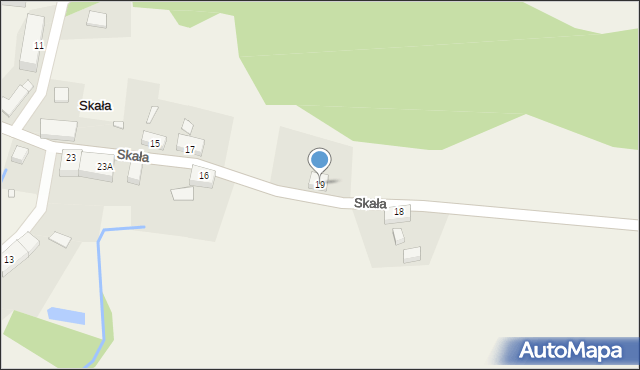 Skała, Skała, 19, mapa Skała