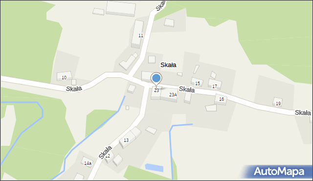 Skała, Skała, 23, mapa Skała