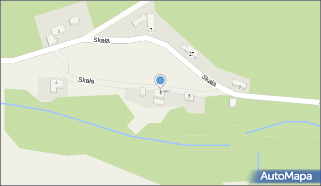 Skała, Skała, 6, mapa Skała
